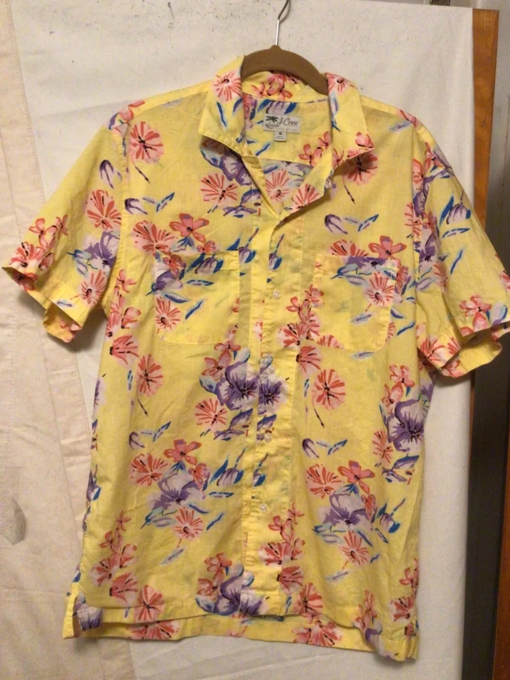 J.Crew Original sports wear colorful,Hawaiian style ,resort wear Shirt SZ M